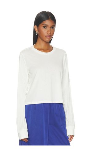 T-SHIRT AMPLE À MANCHES LONGUES EN COTON en . Taille M. Also en S, XS - Eterne - Modalova