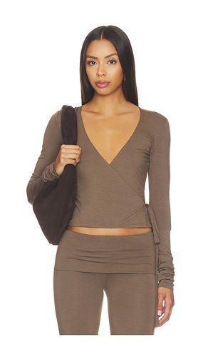TOP DRAPÉ EN JERSEY DOUX en . Taille L. Also en M, S - Eterne - Modalova