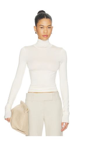 Fitted Turtleneck Top en Cream en . Taille XL. Also en XS - Eterne - Modalova