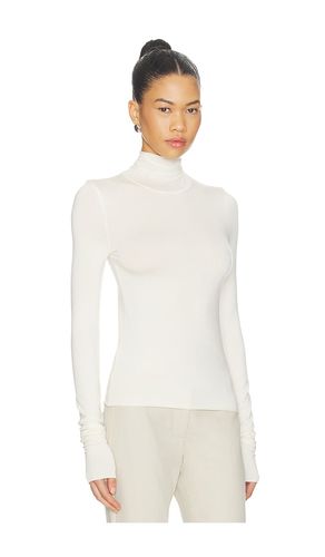 Fitted Turtleneck Top en Cream en . Taille XL. Also en XS - Eterne - Modalova