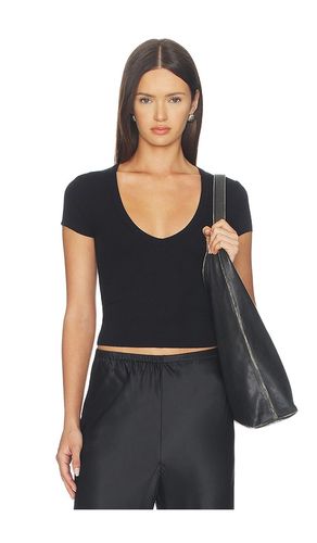 T-SHIRT À MANCHES COURTES ET COL EN V en . Taille L. Also en M - Eterne - Modalova