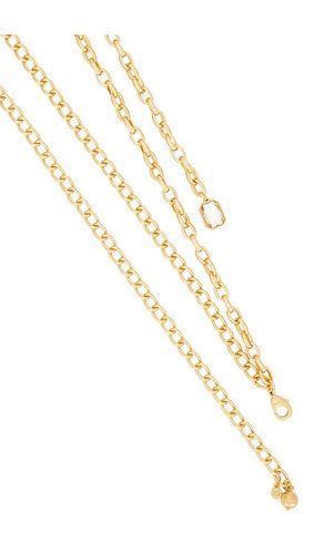 Crystal Pendant Chain Belt in - Ettika - Modalova