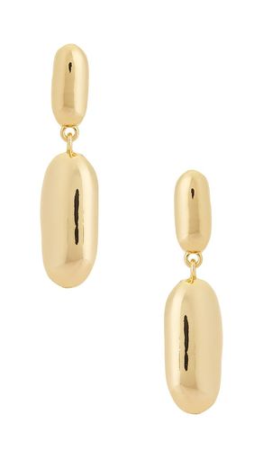 BOUCLES D'OREILLES GOUTTES OVALES DORÉES en - Ettika - Modalova