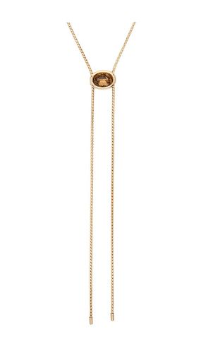COLLIER BOLO AVEC CRISTAL SERTI CLOS en - Ettika - Modalova