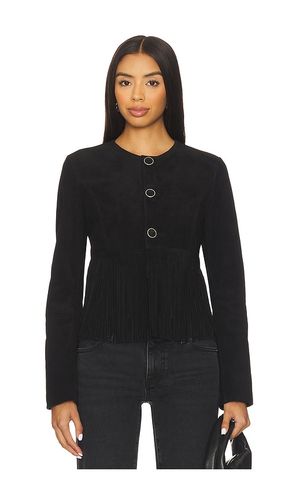 BLOUSON EN CUIR SADDLE en . Taille 0. Also en - FRAME - Modalova