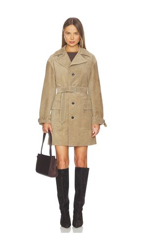 The Suede Trench Jacket en . Taille L. Also en - FRAME - Modalova