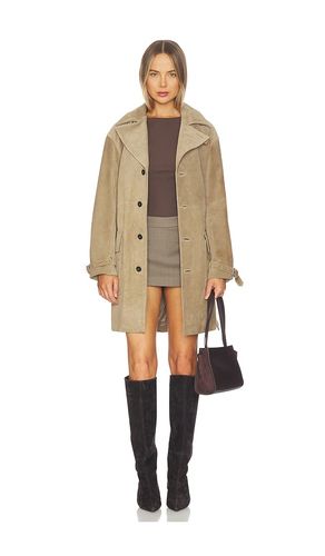The Suede Trench Jacket en . Taille L. Also en - FRAME - Modalova