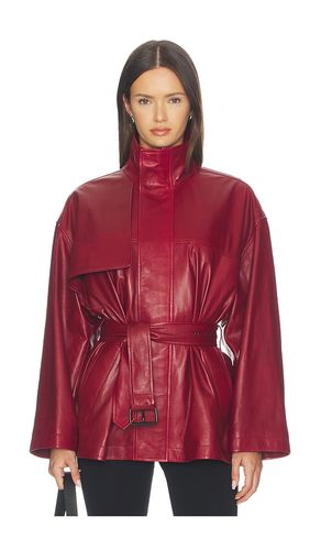 TRENCH EN CUIR ALEXANDRA en . Taille L. Also en S - FRAME - Modalova