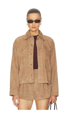VESTE UTILITAIRE EN DAIM en . Taille S. Also en XS - FRAME - Modalova