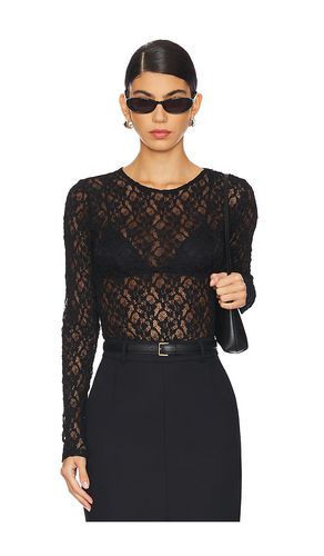 TOP DENTELLE ET MESH in . Size M - FRAME - Modalova