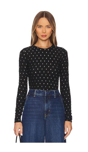 Dotted Stretch Mesh Top in . Size M, S, XS - FRAME - Modalova