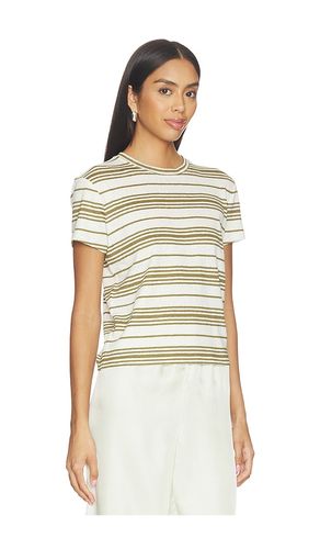 T-SHIRT COURT EN LIN en ,. Taille L. Also en S, XS - FRAME - Modalova