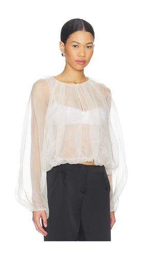 The Sheer Balloon Blouse en . Taille L. Also en - FRAME - Modalova