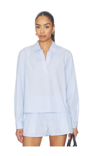 The Striped Long Sleeve Popover Top in . Size M. Also in S, XS - FRAME - Modalova