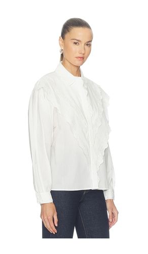 BLOUSE À MANCHES LONGUES THE POPLIN EQUESTRIAN SHIRT en . Taille L. Also en S - FRAME - Modalova