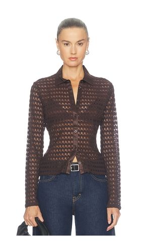 TOP BOUTONNÉ THE BUBBLE STITCH SHIRT en . Taille L. Also en M, S, XS - FRAME - Modalova