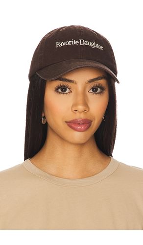 CASQUETTE DE BASEBALL ALL CAPS LOGO en - Favorite Daughter - Modalova