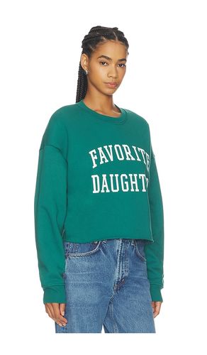 The Cropped Collegiate Sweatshirt in . Size L. Also in M, S, XL - Favorite Daughter - Modalova