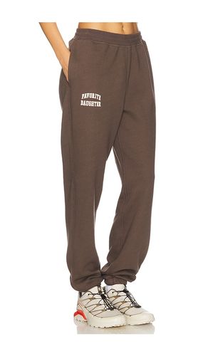 PANTALON JOGGER SWEAT COLLEGIATE en . Taille L. Also en M, S, XL, XS - Favorite Daughter - Modalova