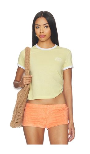 The Cropped Ringer Tee in . Size L. Also in M, S, XL, XS - Favorite Daughter - Modalova