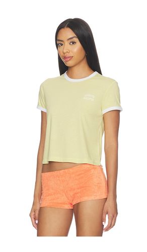 The Cropped Ringer Tee in . Size L. Also in M, S, XL, XS - Favorite Daughter - Modalova