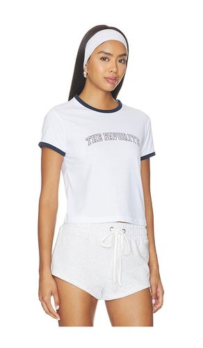 The Cropped Favorite Ringer Tee in . Size M. Also in S, XL, XS - Favorite Daughter - Modalova