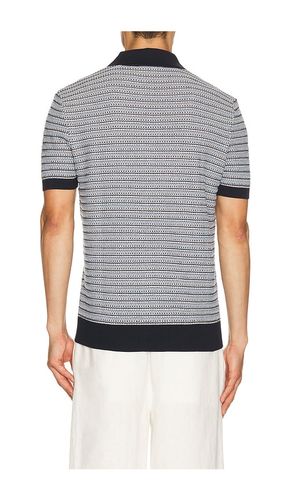 Rino Cotton Blend Short Sleeve Contrast Knitted Polo en . Taille L. Also en S, XL/1X, XXL/2X - Frescobol Carioca - Modalova