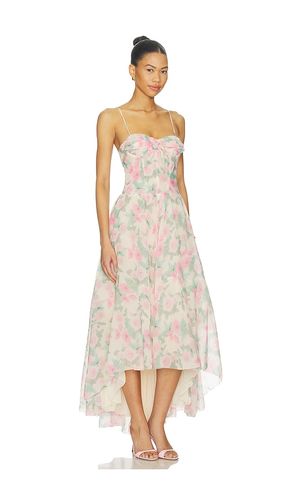 ROBE SATIN BURNOUT en . Taille L. Also en M, S, XL, XS - For Love & Lemons - Modalova