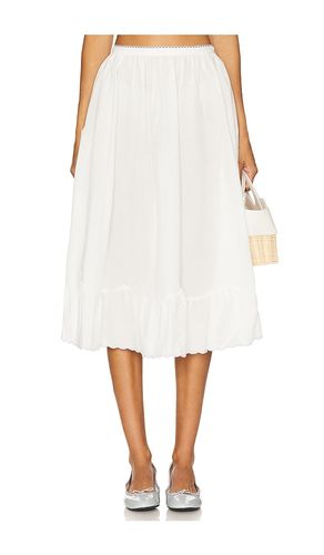 Tea Time Poplin Midi Skirt en . Taille L. Also en - For Love & Lemons - Modalova