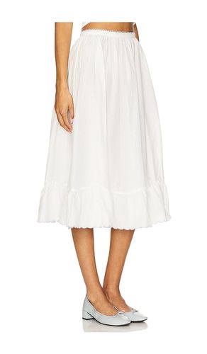 Tea Time Poplin Midi Skirt en . Taille L. Also en - For Love & Lemons - Modalova