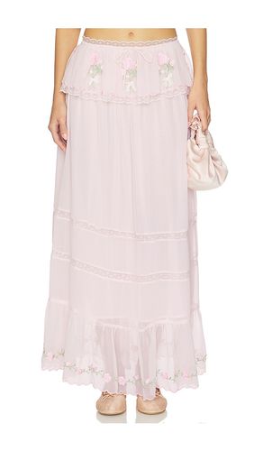 JUPE RAE ROSE en . Taille S. Also en XS - For Love & Lemons - Modalova