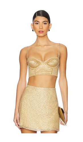 TOP BUSTIER GLITTER GRID in . Size M, S, XL - For Love & Lemons - Modalova