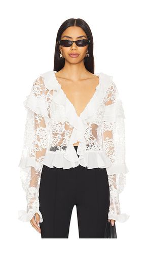 TOP MANCHES LONGUES HOLIDAY LACE in . Size M, S, XS - For Love & Lemons - Modalova