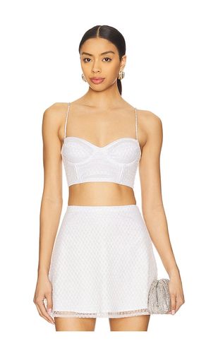 Glitter Grid Bustier Top en . Taille M. Also en S, XL, XS - For Love & Lemons - Modalova