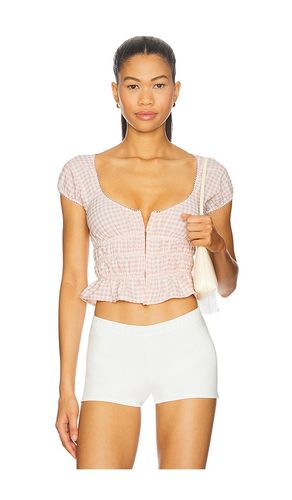 Petal Gingham Top en . Taille L. Also en - For Love & Lemons - Modalova