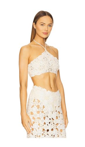 TOP DE PLAGE EN CROCHET À MOTIFS FLORAUX en ,. Taille L. Also en XL - For Love & Lemons - Modalova