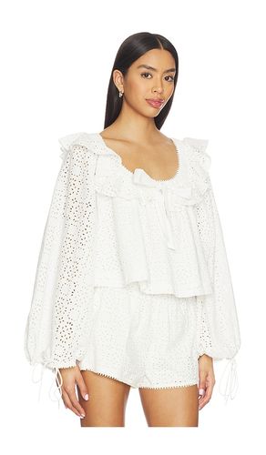 Willa Eyelet Top en . Taille L. Also en M, S, XS - For Love & Lemons - Modalova