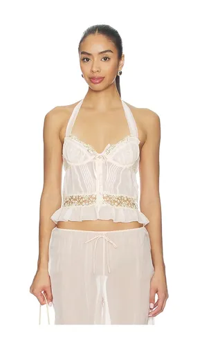 Gilded Lace Bustier en . Taille M. Also en S, XL - For Love & Lemons - Modalova