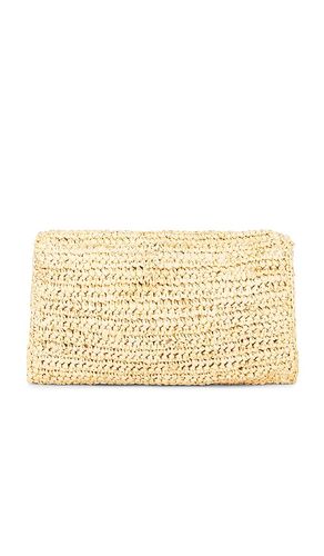 Esplendor Crochet Raffia Clutch in - florabella - Modalova