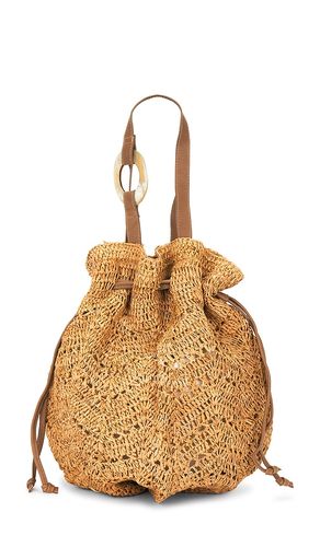 Antilles Crochet Raffia And Leather Tote Bag in - florabella - Modalova