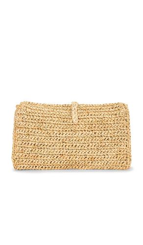 Chastanet Crochet Raffia Clutch in - florabella - Modalova