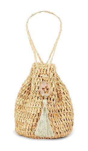 Stintino Hand Crochet Raffia Wristlet in - florabella - Modalova