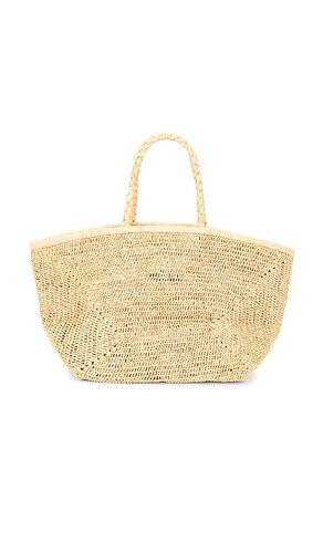 Vallejo Lux Crochet Raffia Tote in - florabella - Modalova