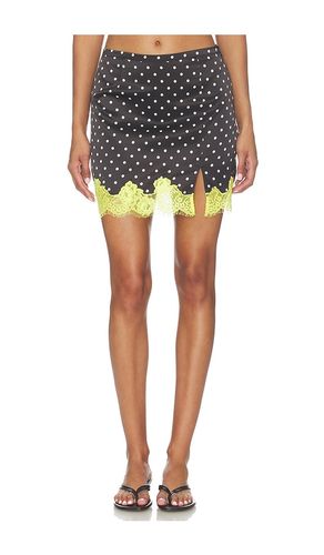Juliet Lace Dotted Slip Skirt in & . Size L. Also in M, S, XS - fleur du mal - Modalova