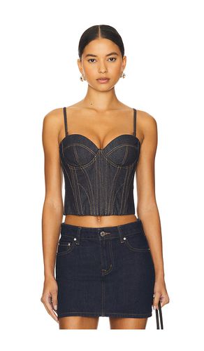 Denim Bustier in . Size 10, 2, 4, 6, 8 - fleur du mal - Modalova