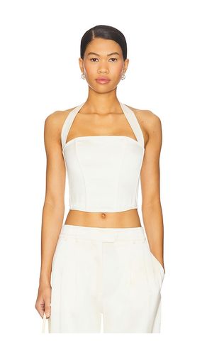 Satin Halter Corset Top in . Size 2. Also in 4 - fleur du mal - Modalova