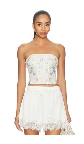 Elar Embroidery Corset Top in . Size L. Also in M, S, XS - fleur du mal - Modalova