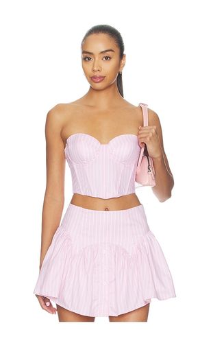 BUSTIER CROPPED HAMPTONS EN POPELINE en . Taille L. Also en M, S, XS - fleur du mal - Modalova