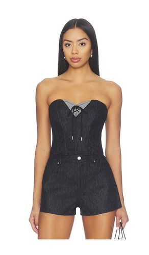 Lace Denim Bustier en . Taille M. Also en S - fleur du mal - Modalova