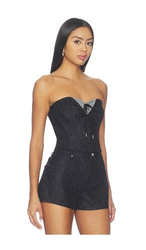 Lace Denim Bustier en . Taille L. Also en M, S, XS - fleur du mal - Modalova